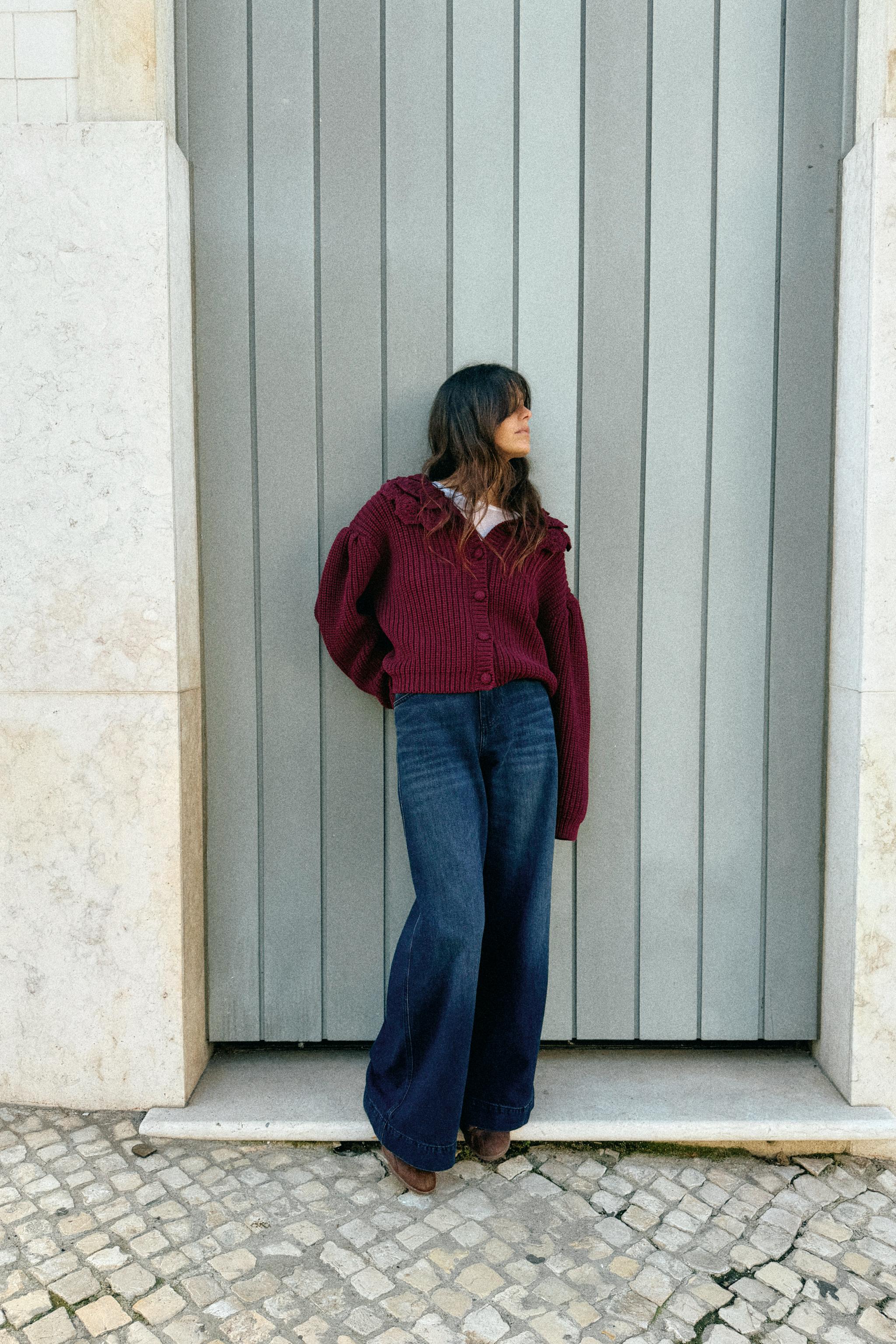 FLORAL TEXTURED CARDIGAN