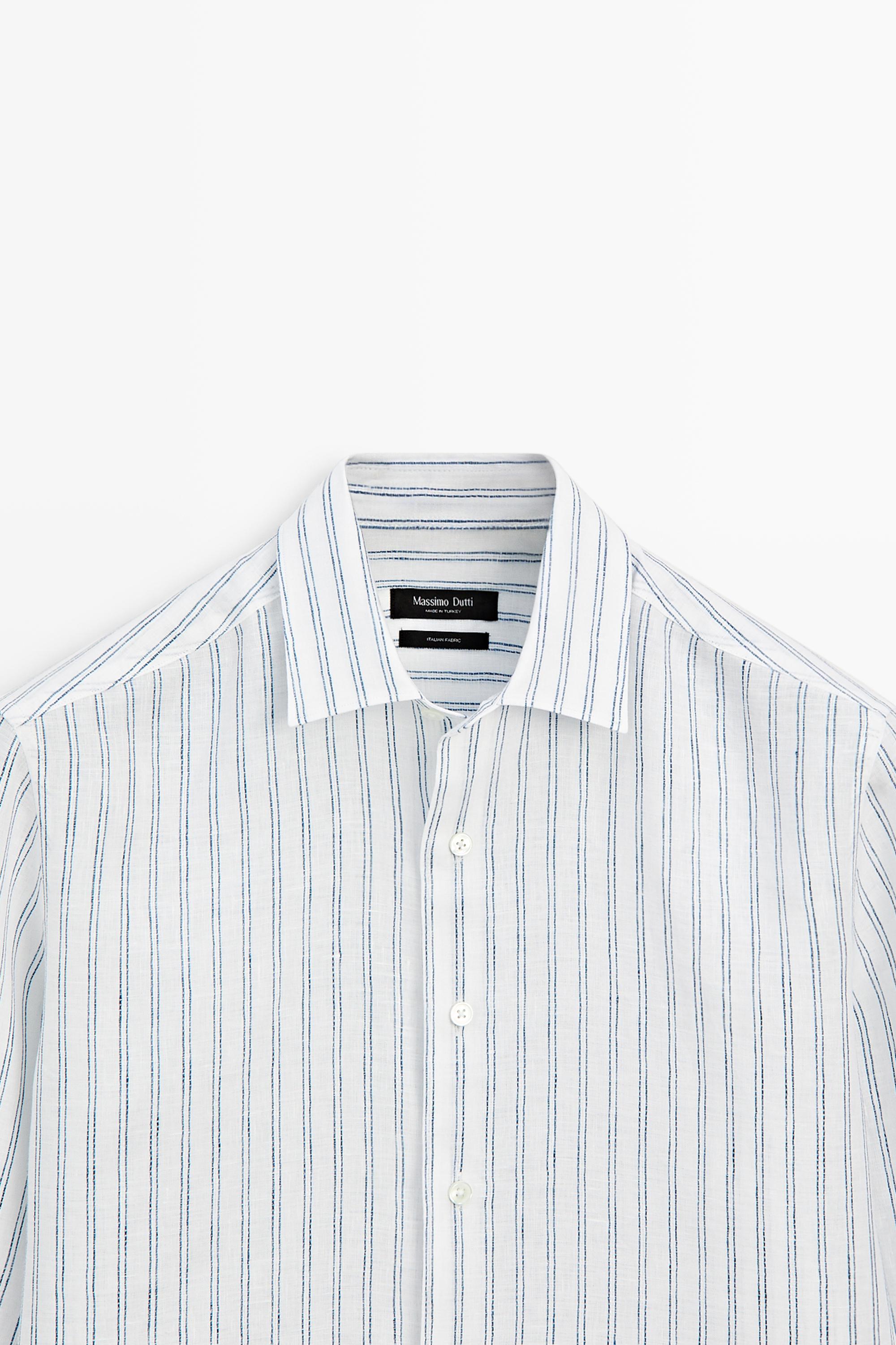 Chemise regular fit 100 % lin