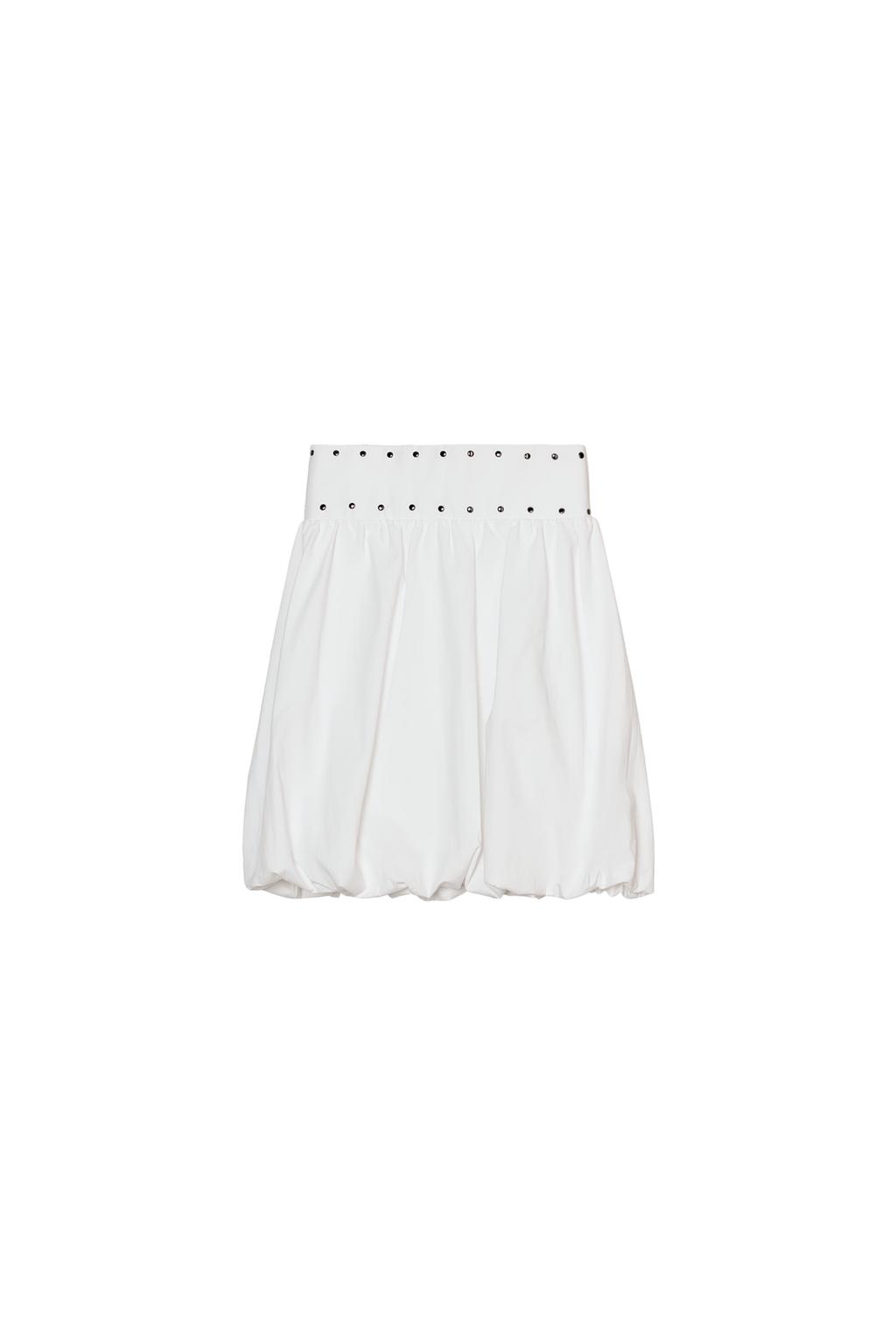 STUDDED BALLOON MIDI SKIRT - image 3