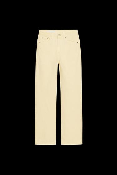 TRF MOM FIT JEANS MIT HOHEM BUND - Gelb von Zara - Bild 0