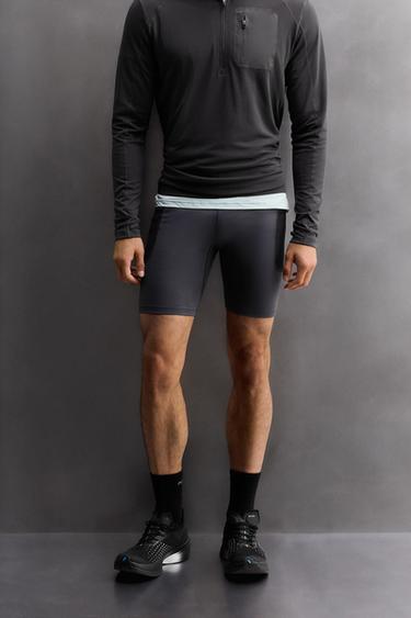 COLLANT DE RUNNING COMPRESSIF - Bleu roi de Zara