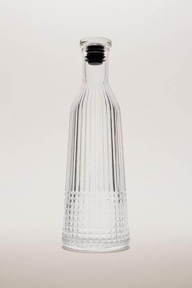 GLASS BOTTLE WITH RELIEF DESIGN - 990 by Zara