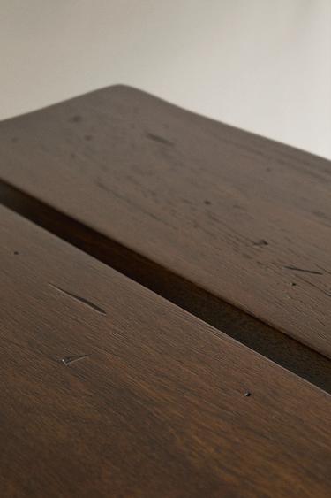 TABLE D’APPOINT EN BOIS DE MANGUIER - Marron de Zara - Image 2