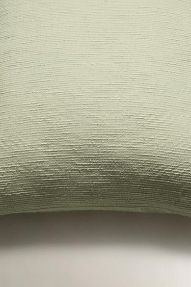 HOUSSE DE COUSSIN TEXTURE - Vert clair de Zara - Image 2