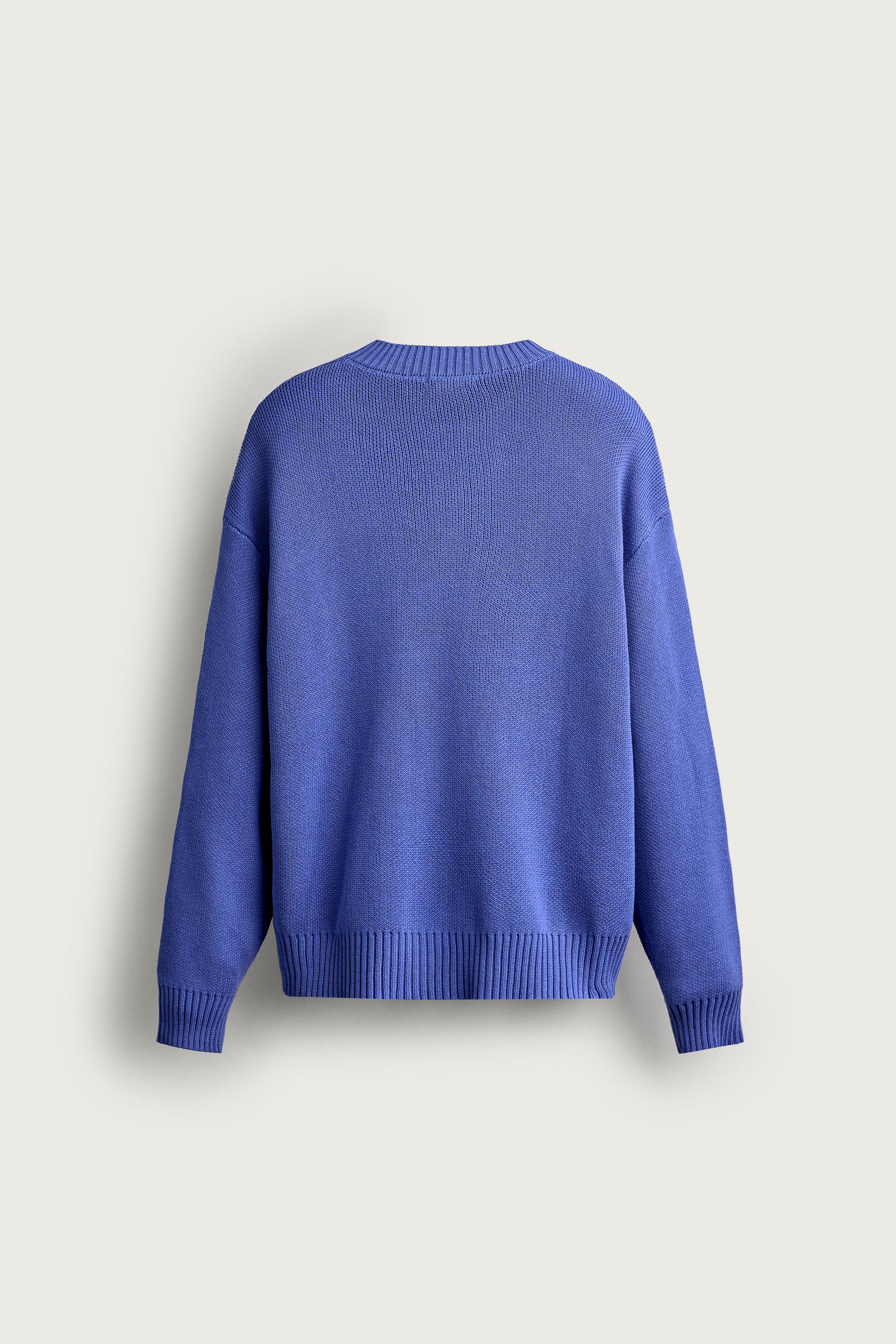 PULL COUPE DÉCONTRACTÉE 100% COTON