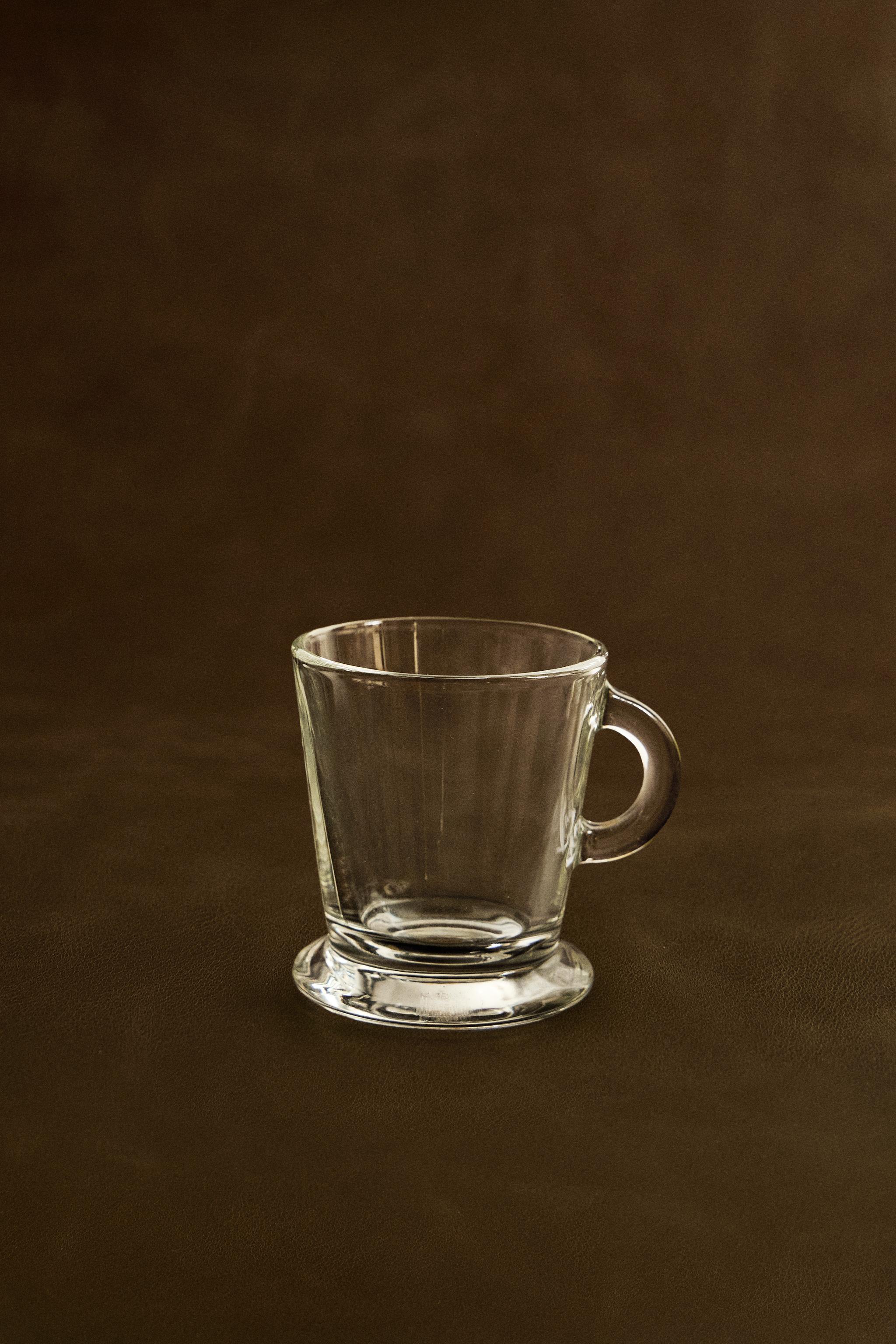 TRANSPARENT GLASS ESPRESSO CUP