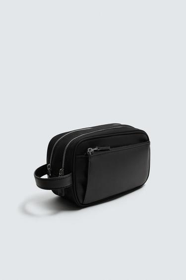 NYLON TOILETRY BAG - Black by Zara