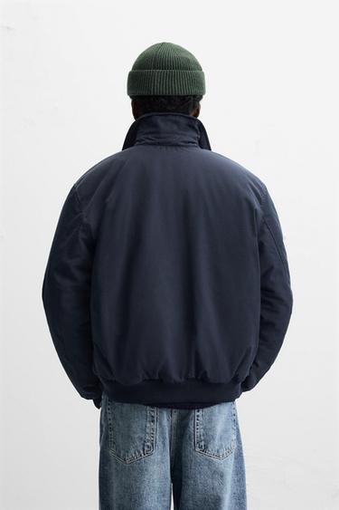 BLOUSON BOMBER MATELASSÉ - Bleu marine de Zara - Image 2