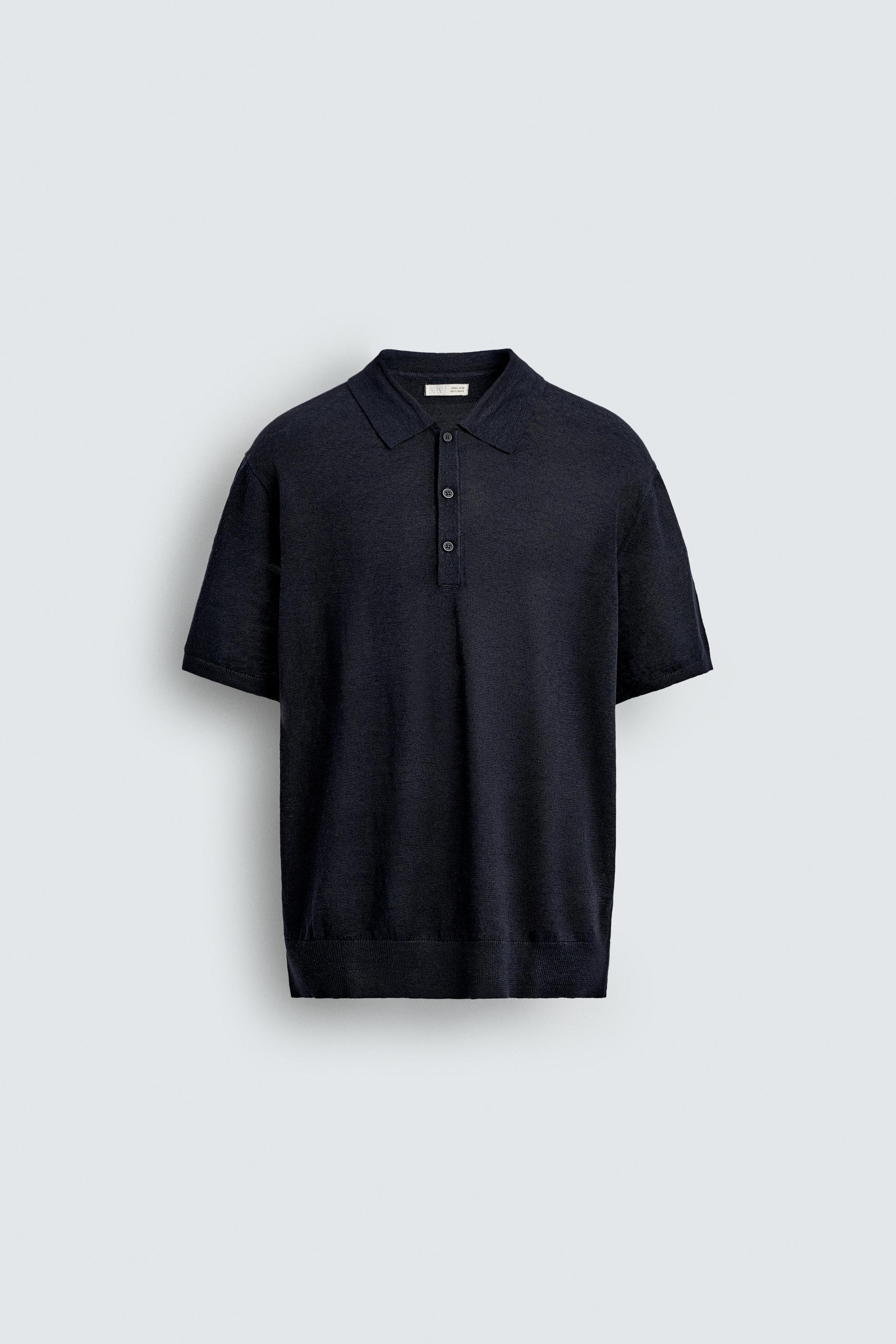 POLO EN MAILLE 100 % LIN