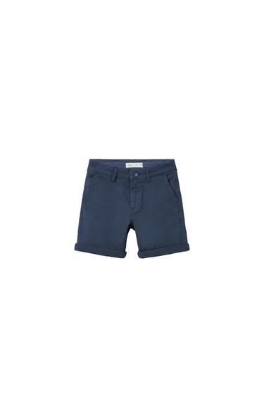 PLAIN CHINO BERMUDA SHORTS