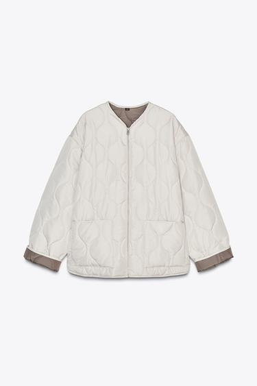 WASSERABWEISENDE STEPPJACKE - Cremefarben von Zara