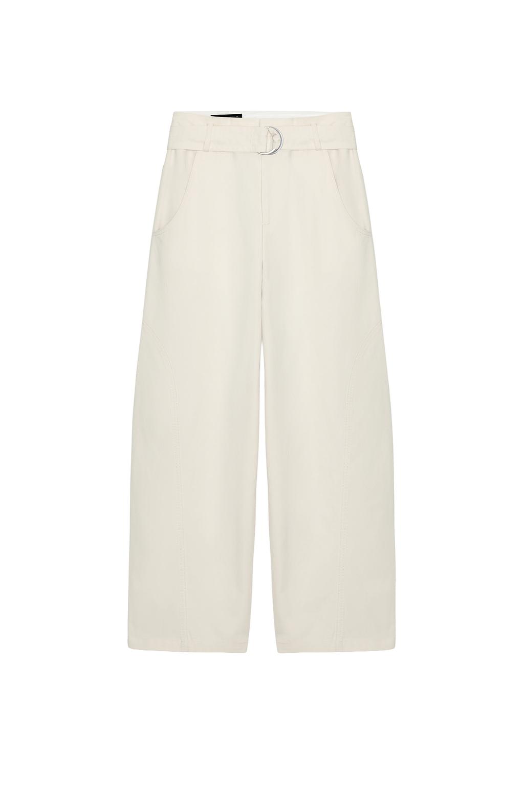 BELTED BAGGY PANTS - image 3