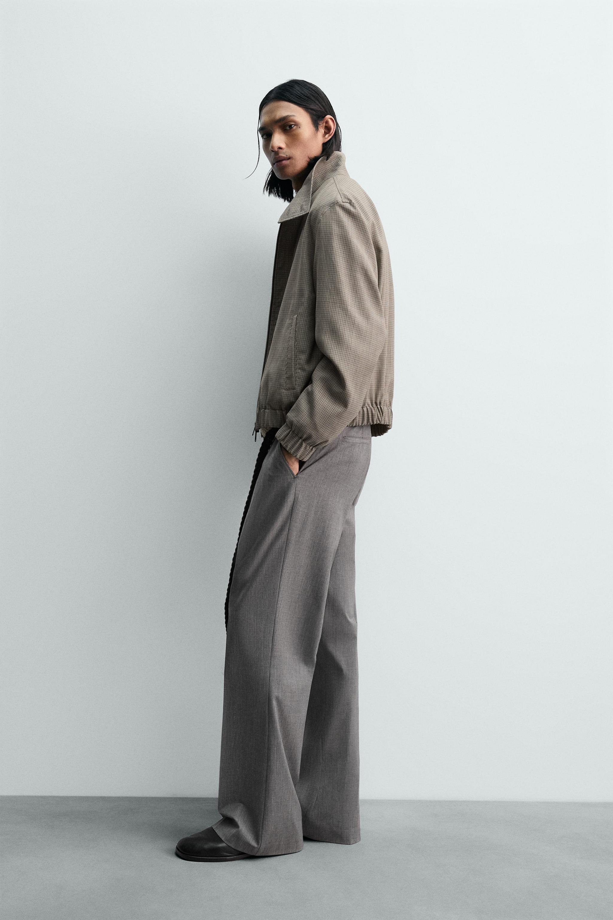 HOUNDSTOOTH RELAXED FIT JACKET