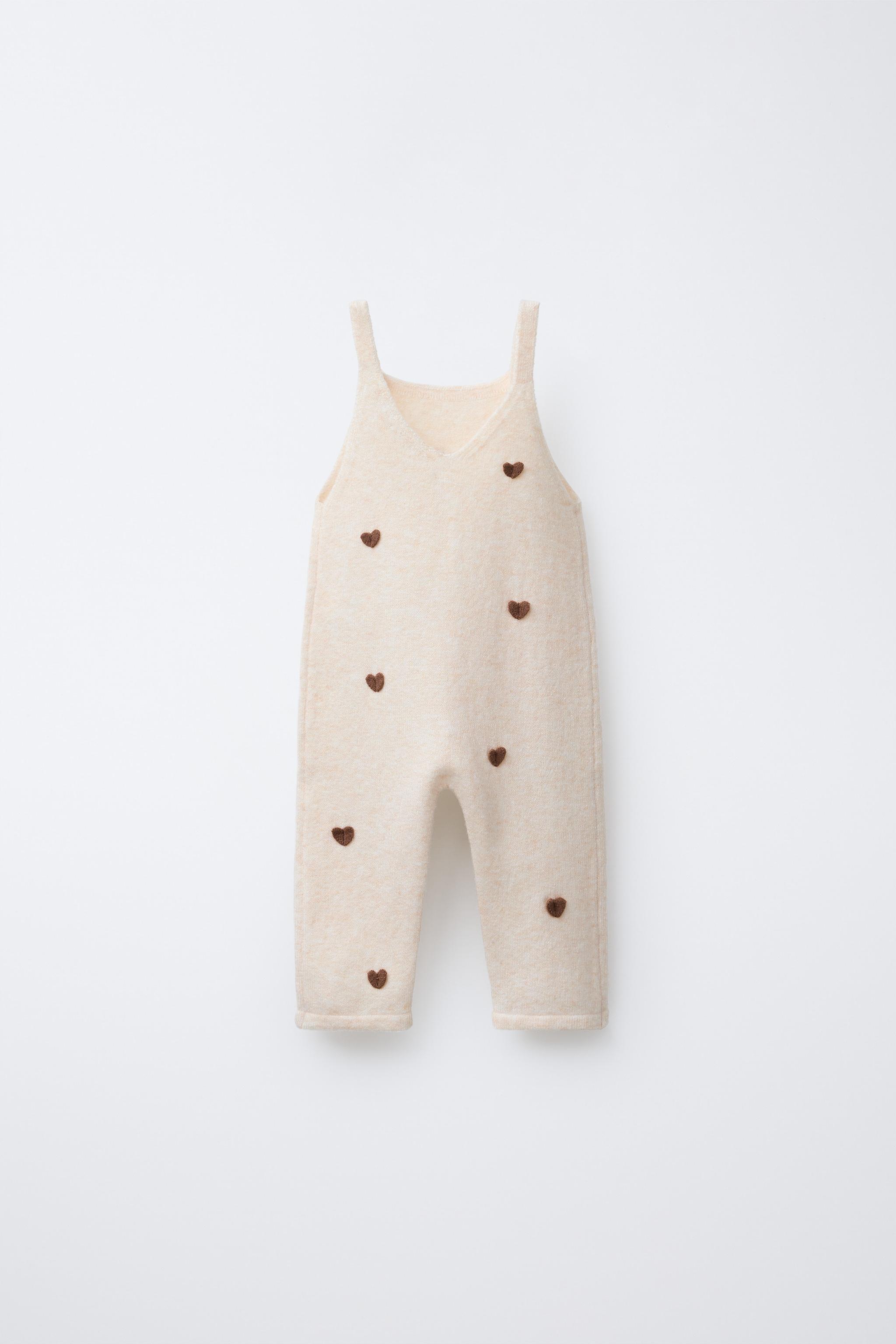 SALOPETTE EN MAILLE CŒURS