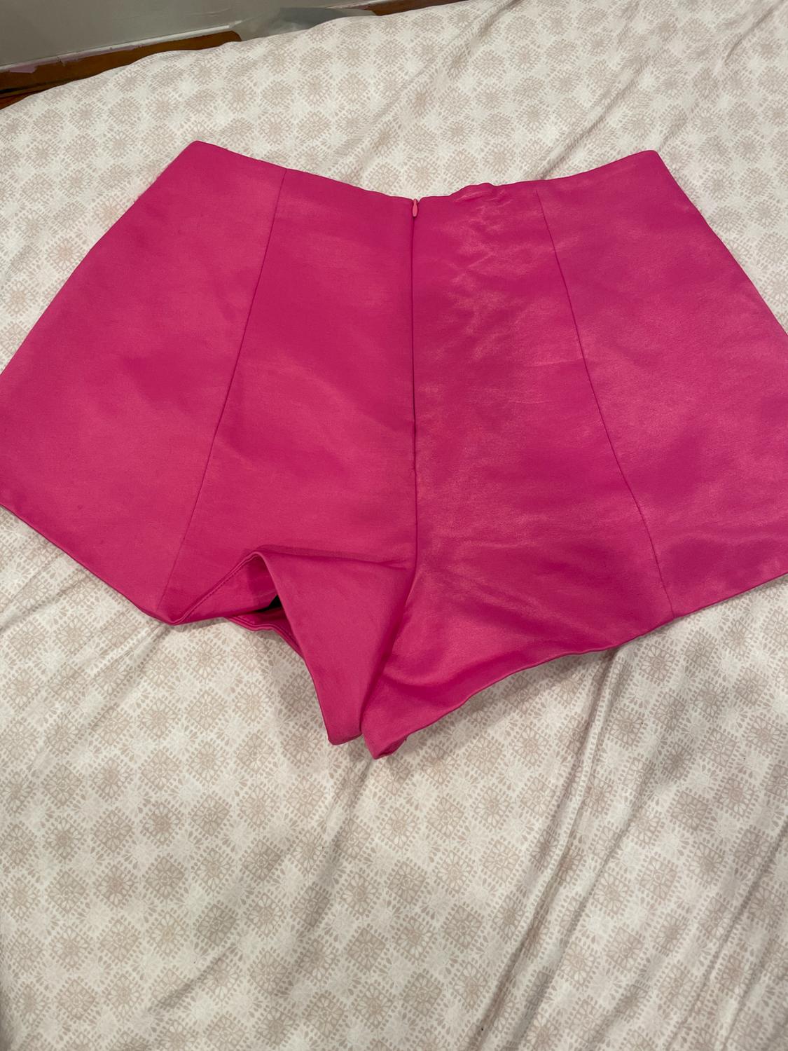 SATIN EFFECT BALLOON SHORTS - Image 2