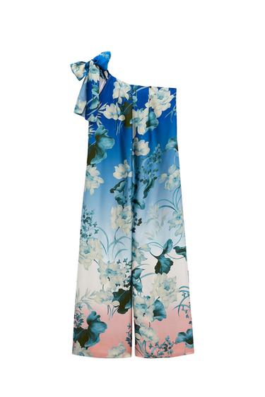 PRINTED ASYMMETRIC JUMPSUIT