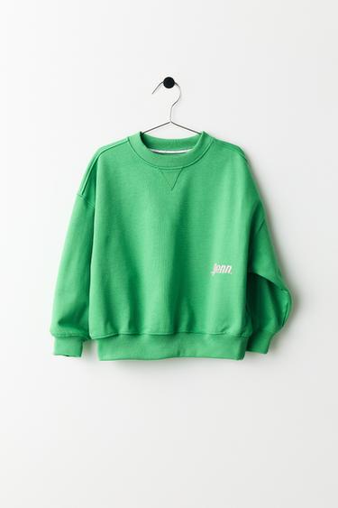 SUDADERA TEXTO PENN © - Verde de Zara