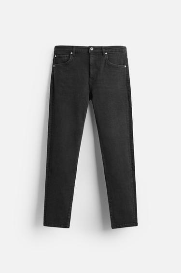 JEAN COUPE MOULANTE - Noir de Zara