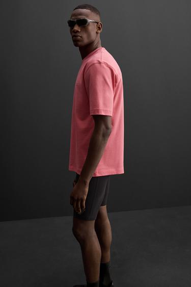 T-SHIRT HEAVY WEIGHT - Saumon de Zara - Image 5