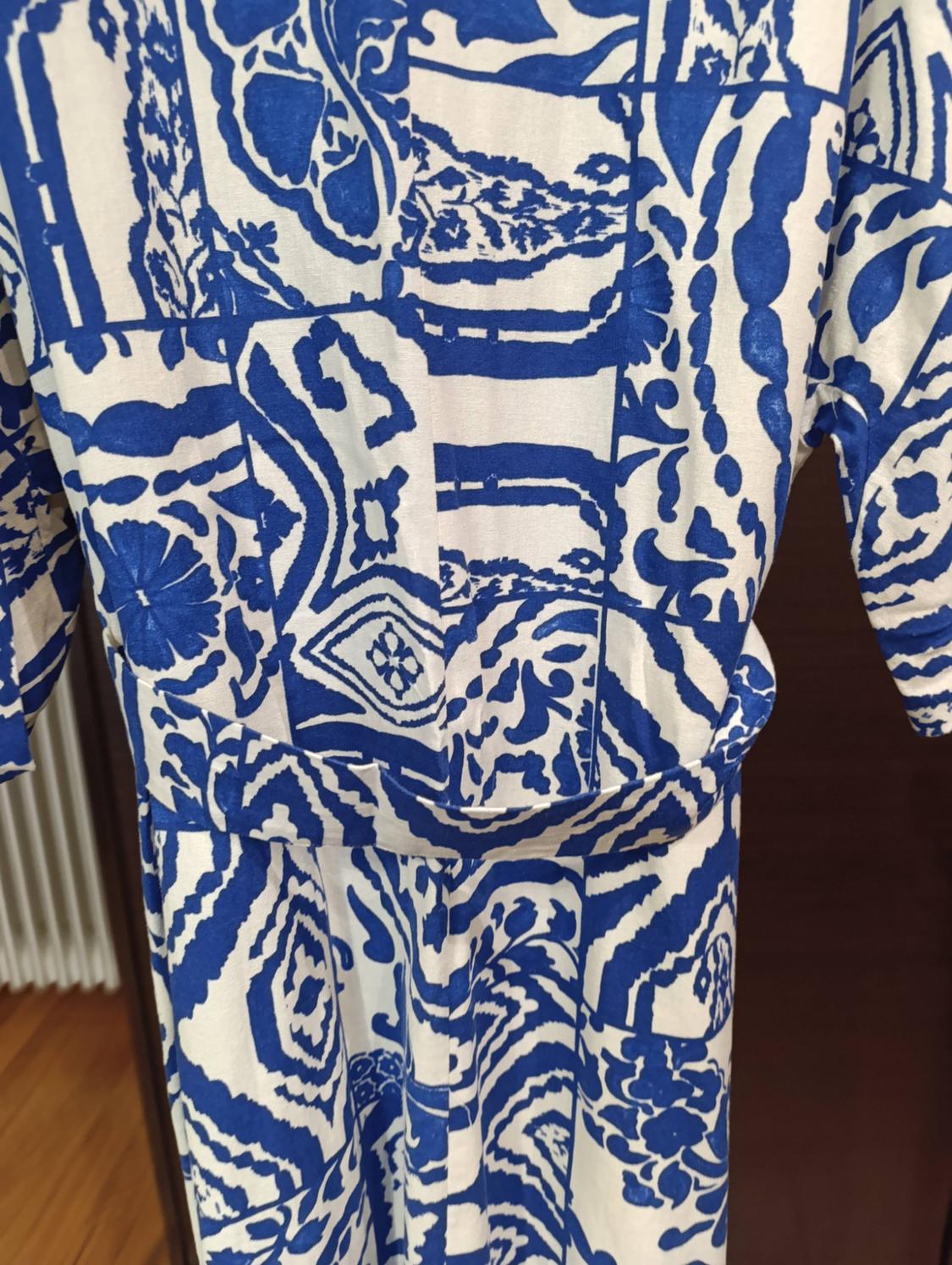 PRINTED LINEN BLEND KIMONO - Image 4