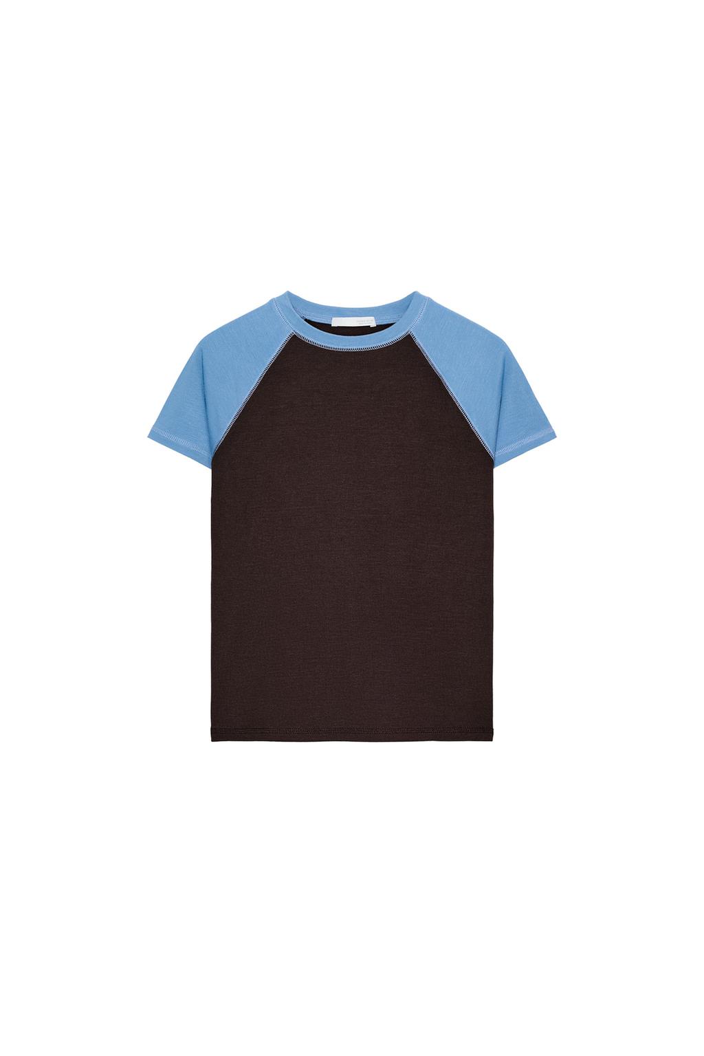 SHORT SLEEVE RAGLAN T-SHIRT - image 3