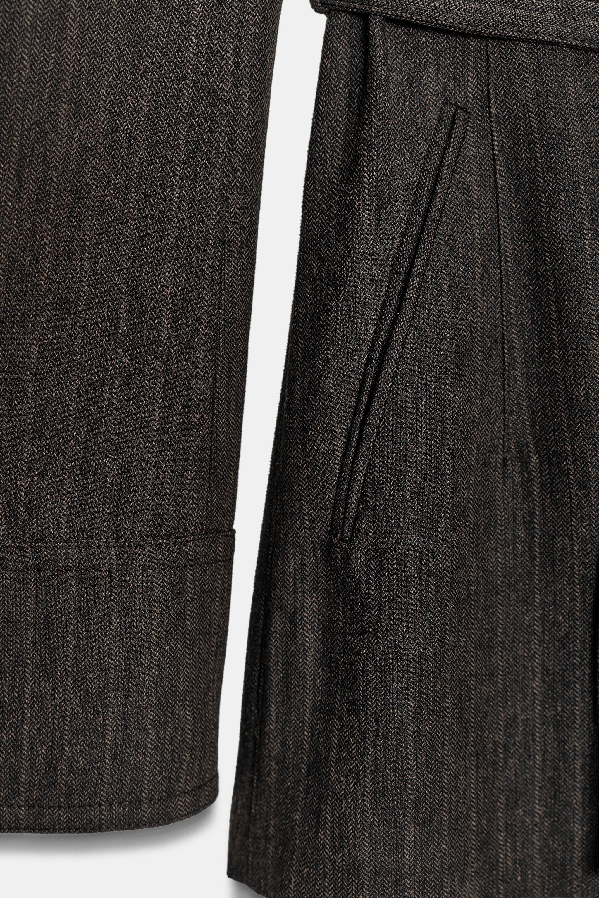 BLAZER CHEVRONS CEINTURE ZW COLLECTION