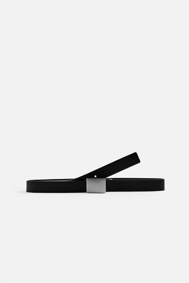 LIMITED EDITION LEATHER BELT - Black by Zara