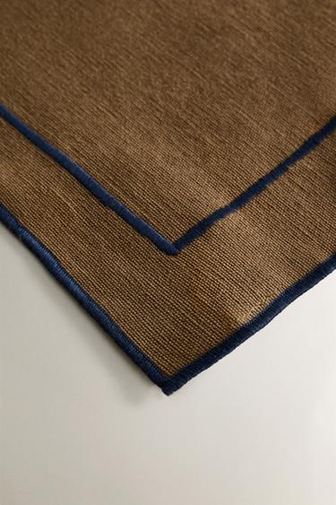 SET DE TABLE CADRE - Marron-Bleu de Zara - Image 2