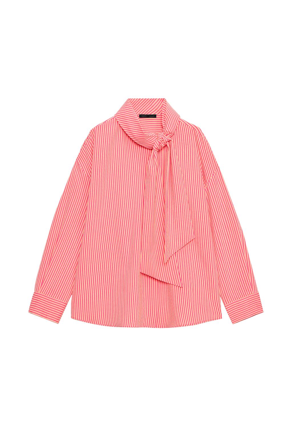 TIED STRIPED SHIRT - image 3