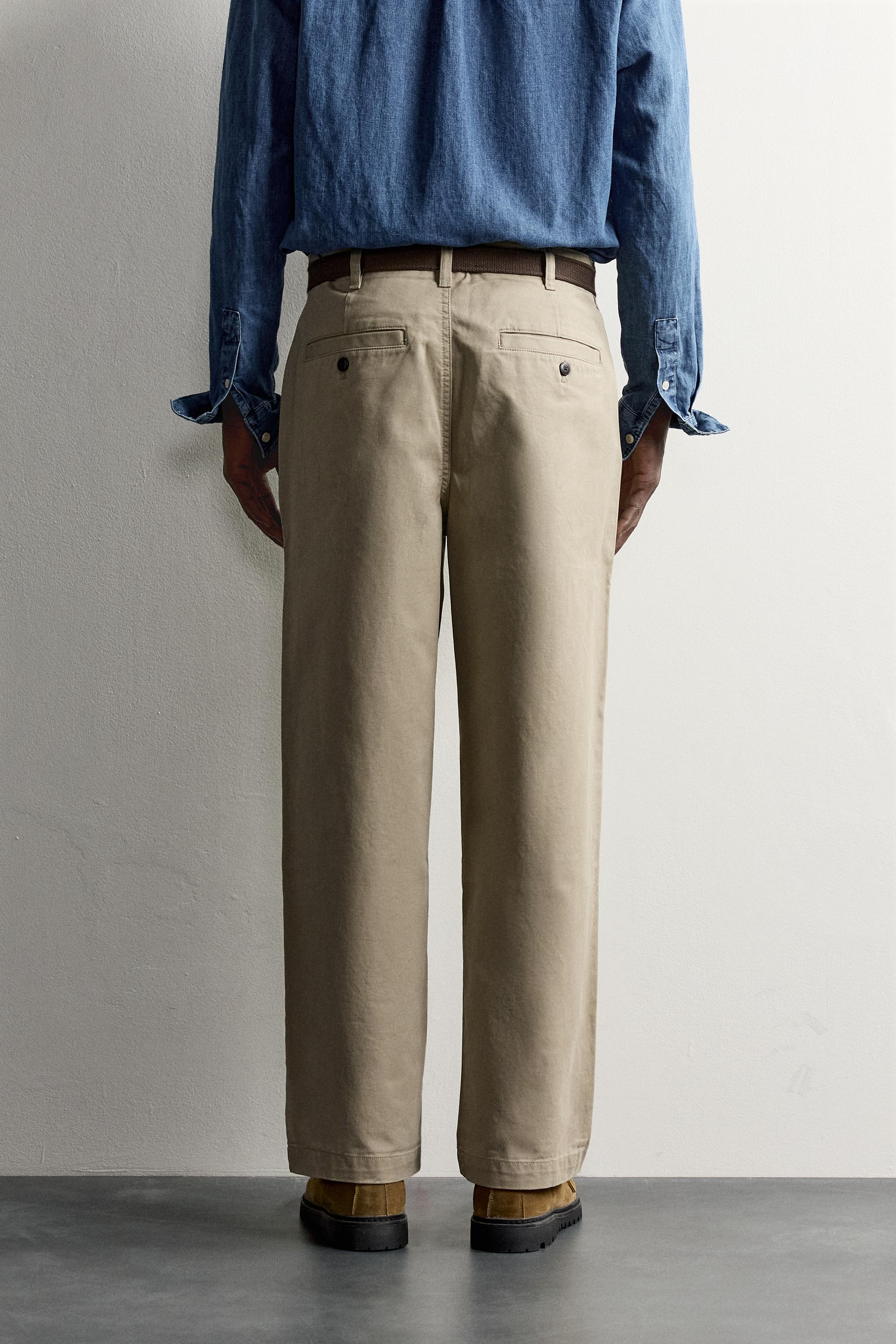 STRAIGHT-FIT CHINO PANTS