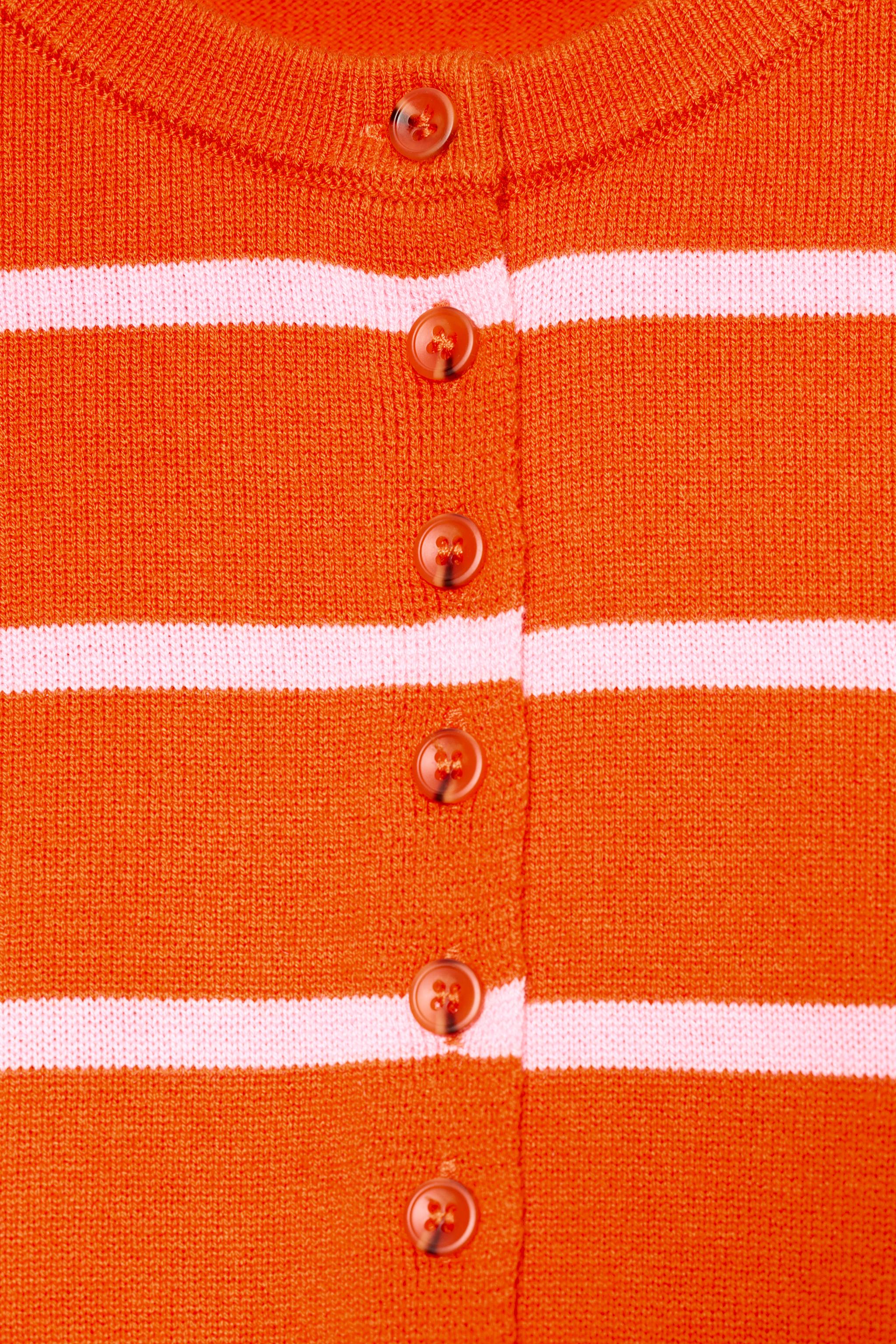 GILET EN MAILLE À RAYURES