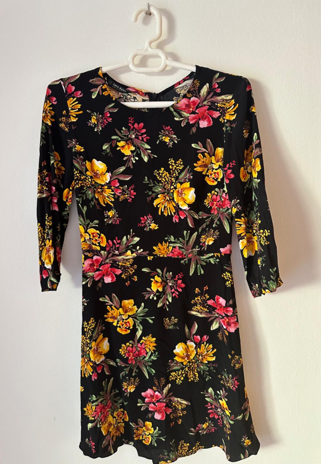 FLORAL PRINT MINI DRESS