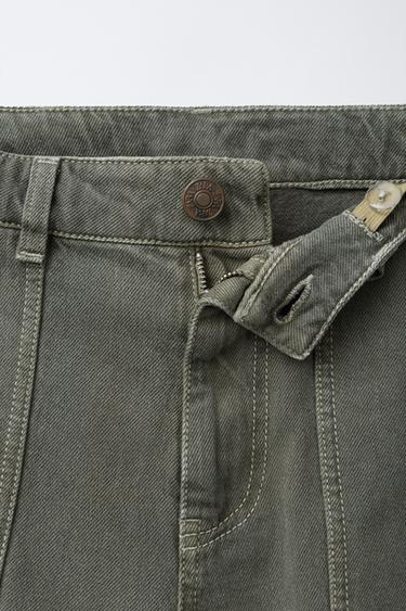 PANTALON CHARPENTIER - Kaki de Zara - Image 2
