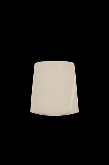 SATIN BANDEAU TOP - Beige / Green by Zara - Image 0