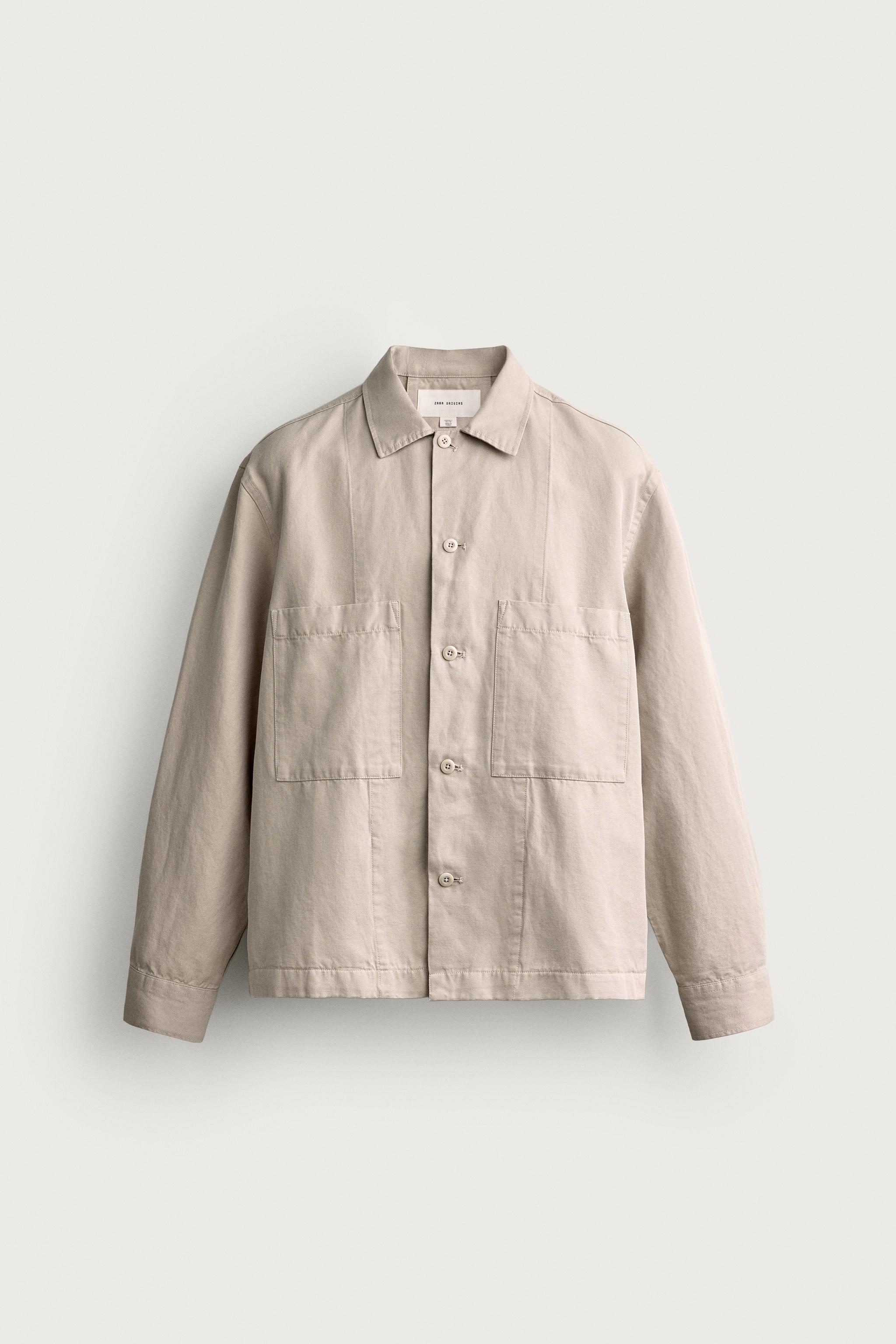 Zara REGULAR FIT OVERSHIRT — фото 7