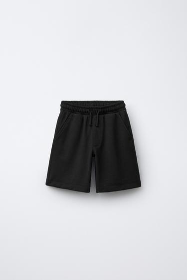 SHIRT AND BERMUDA SHORTS SET - Black by Zara - Image 4