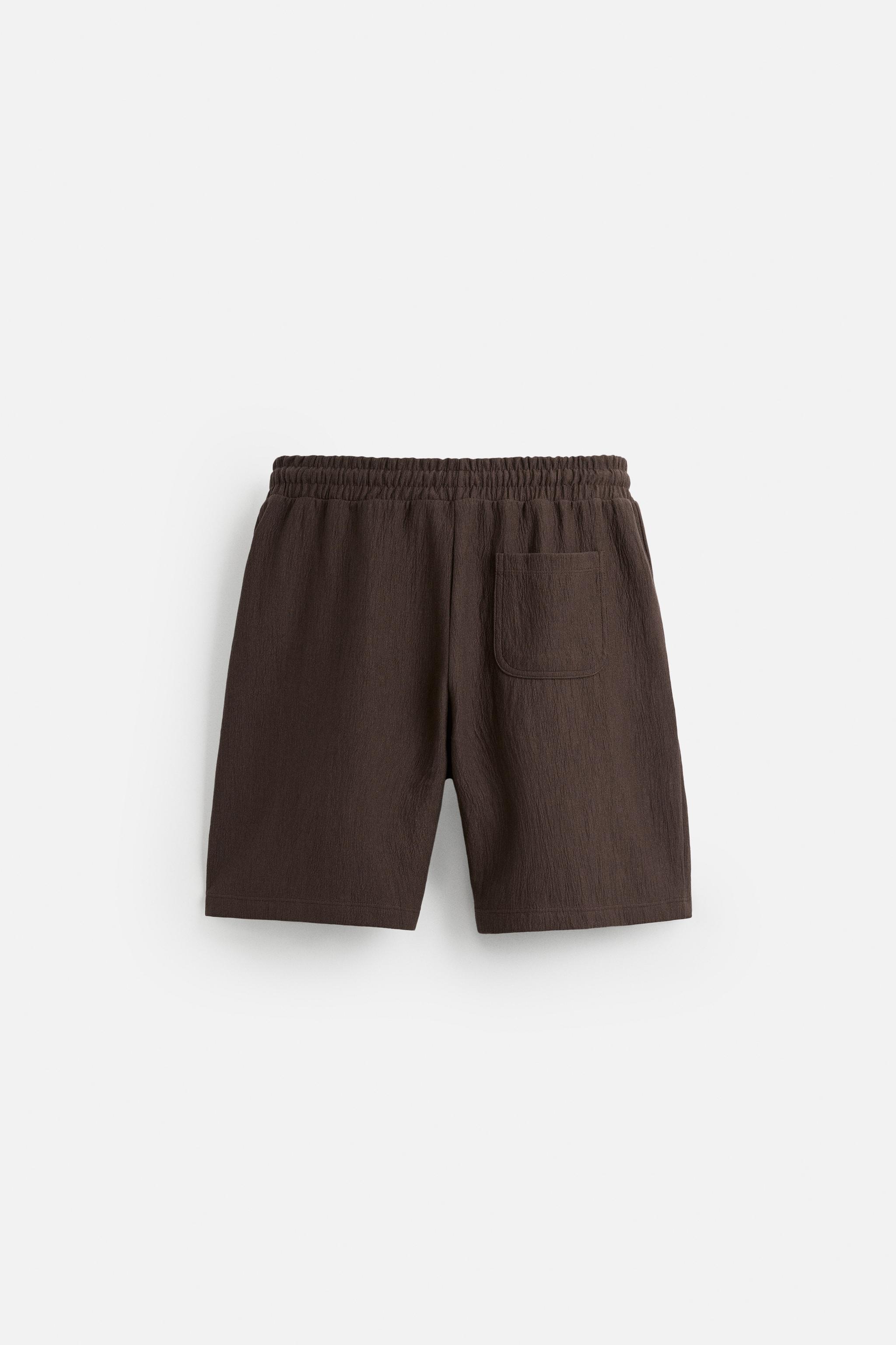 ★ドイツ発*ZARA*新作*リネンスマートジョガーショーツ/GB★ ☆ドイツ発*ZARA*新作*リラックスフィットジョガーショーツ/NV