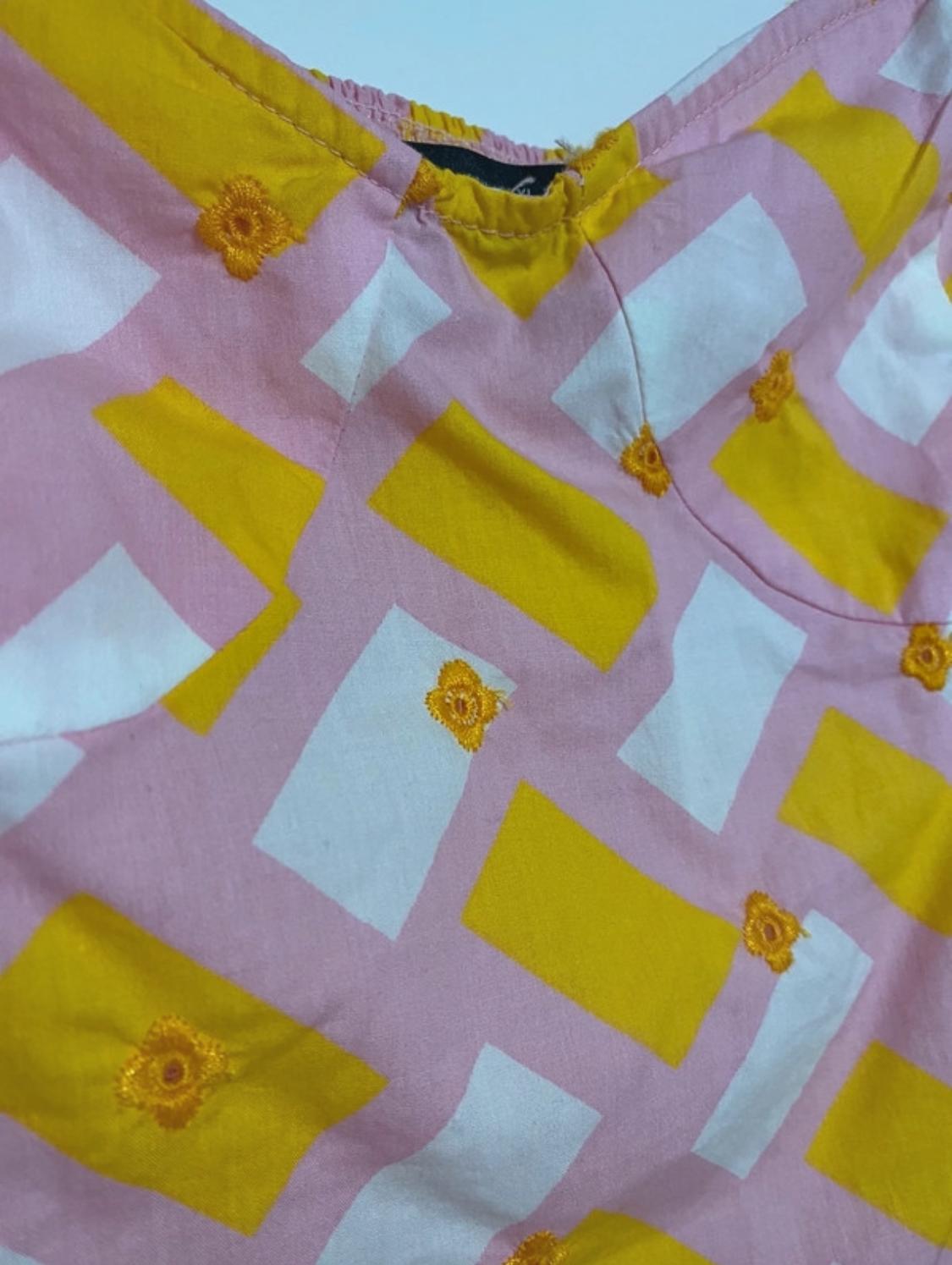 PRINTED POPLIN BODYSUIT - Image 3