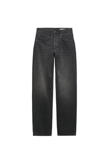 ZW COLLECTION STRAIGHT-LEG HIGH-WAIST FULL LENGTH JEANS
