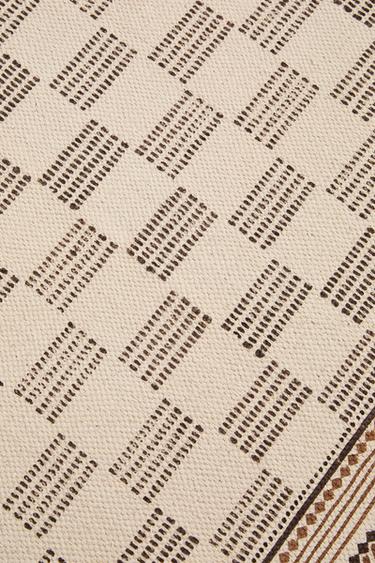 TAPIS COTON BLOCK PRINT - Multicolore de Zara - Image 5