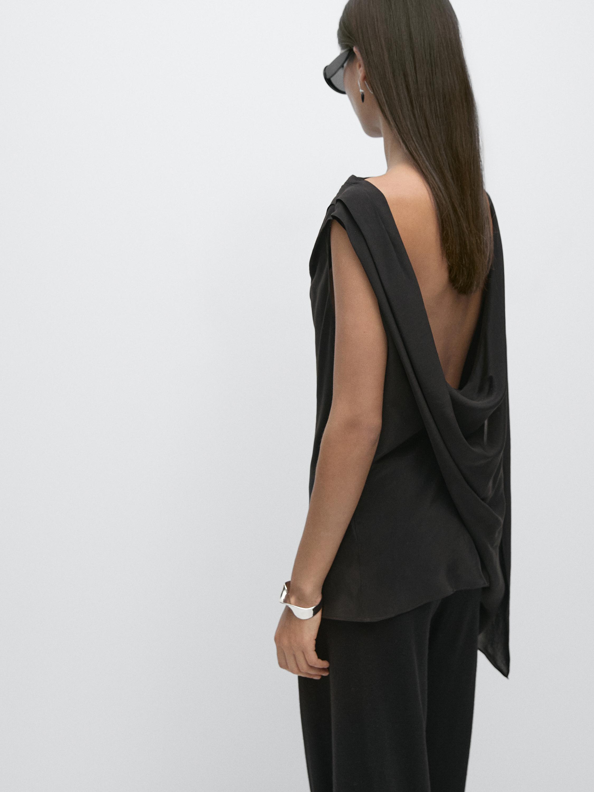 Semi-sheer asymmetric top