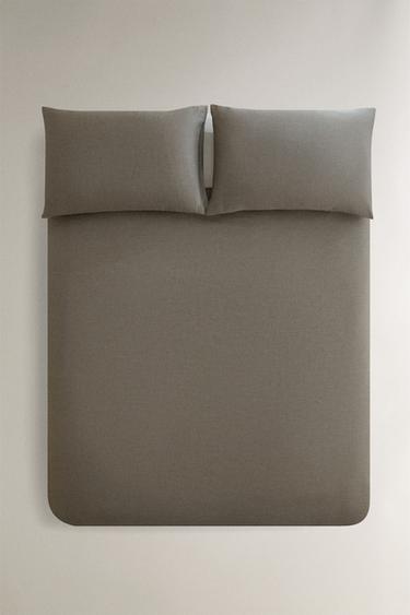 CHAMBRAY DUVET COVER - Grey by Zara