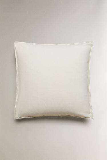 PILLOWCASE WITH TOPSTITCHING - Oyster-white by Zara - Image 1