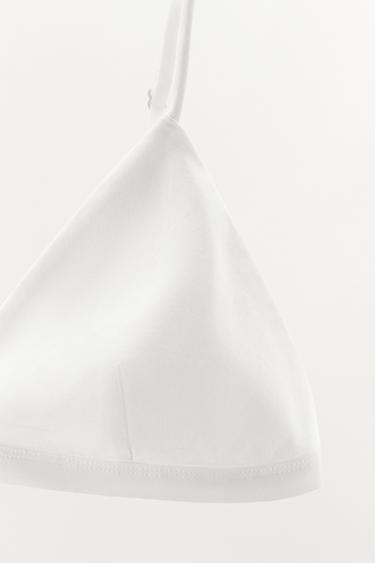 BRALETTE TRIANGLE MODAL - Blanc de Zara - Image 5