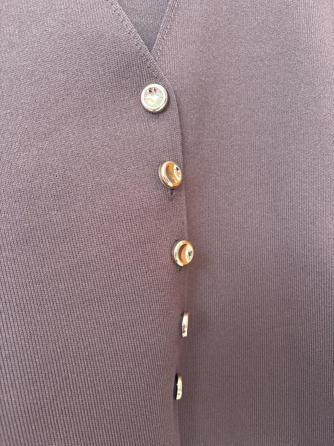 PLAIN KNIT WAISTCOAT - Image 3