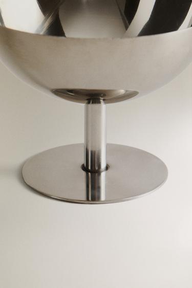 SHINY METAL ICE-CREAM CUP - Silver by Zara - Image 3