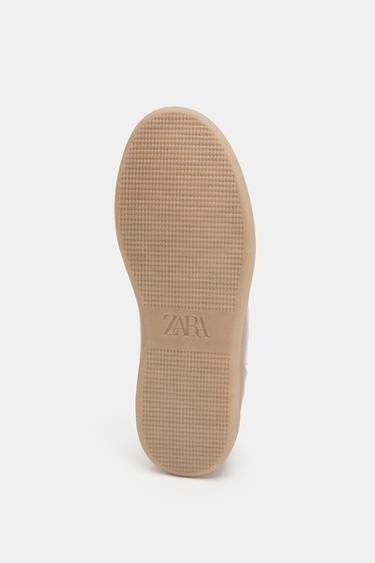 TENNIS DE SPORT AVEC PIÈCES ET MATIÈRES VARIÉES - Violet mauve de Zara - Image 7