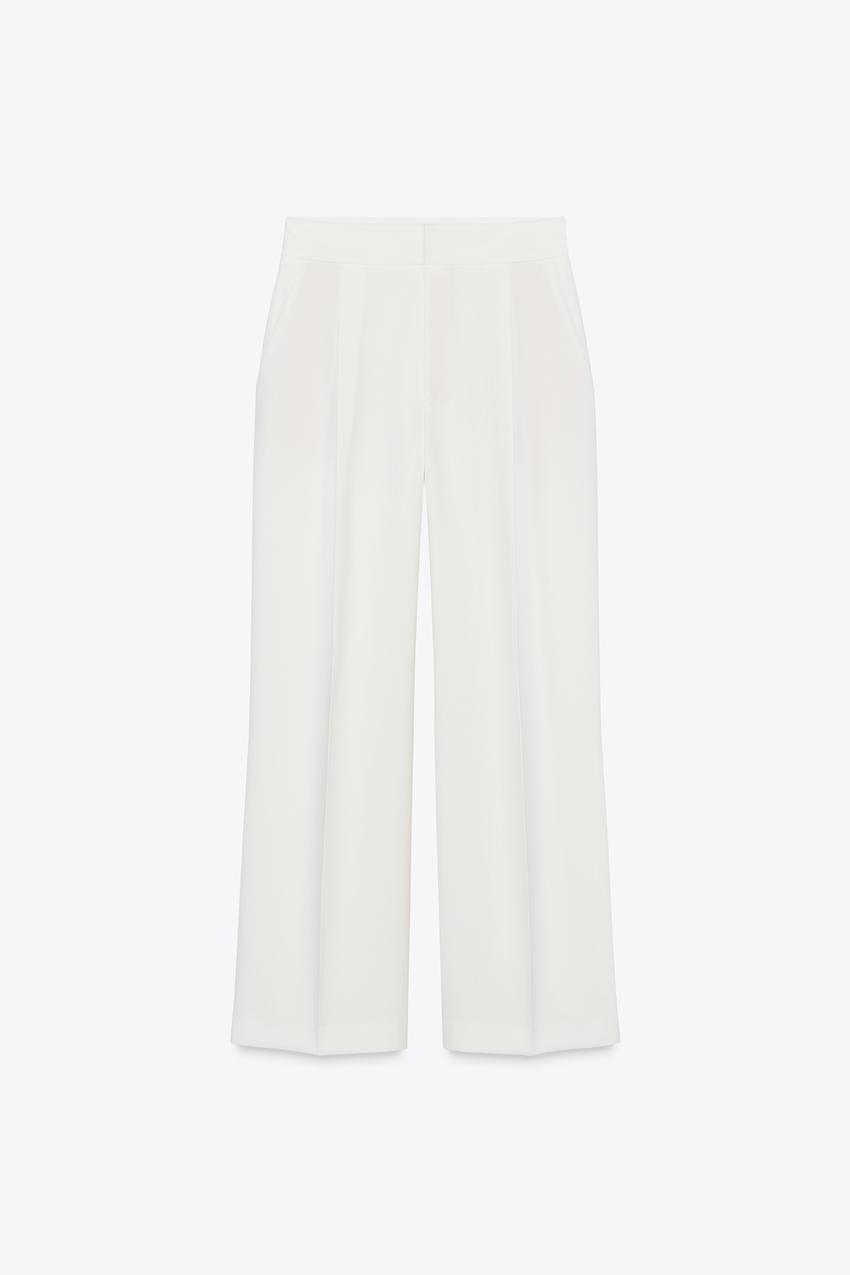 WIDE FIT PANTS WITH DARTS ZW COLLECTION