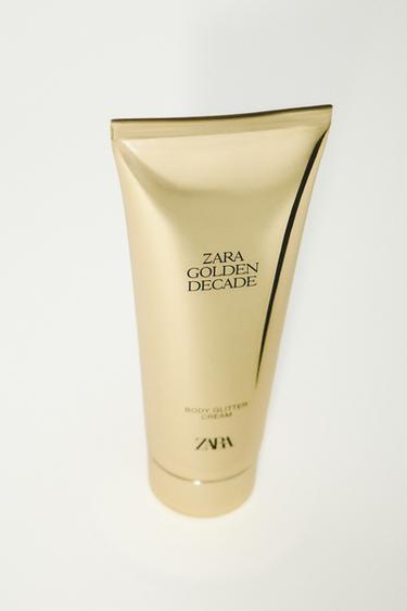 GOLDEN DECADE BODY GLITTER CREAM 100ML (3.4 FL. OZ). - TINTED LEATHER by Zara