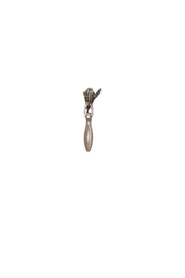 HALTER-MIDIKLEID MIT BESATZ - Braun von Zara